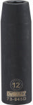 DEWALT DEWALT DWMT73945OSP Impact Socket, 12 mm Socket, 1/2 in Drive, 6-Point, CR-440 Steel, Black Oxide TOOLS DEWALT