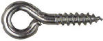 ASSA ABLOY AMERICAS RESIDENTIALI NC Small Screw Eye, 1-3/16 In., 8-Pk.