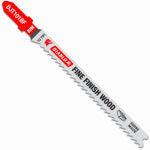 FREUD T-Shank Jigsaw Blade, Bi-Metal, Fine Finish Cuts, 10 Tooth, 4-In., 5-Pk.