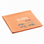 E-CLOTH INC e-cloth 10623 Eyeglasses Cloth, 7.4 in L, 7.4 in W, Polyamide/Polyester, Orange CLEANING & JANITORIAL SUPPLIES E-CLOTH INC