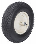 SCENIC ROAD MFG Wheelbarrow Tire, Knobby, 4-Ply, 16-In.