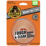 GORILLA Gorilla 6036002 Mounting Tape, 150 in L, 1 in W, Clear PAINT GORILLA
