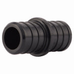 SHARKBITE SharkBite UP016A5 Coupling, 3/4 x 3/4 in, Barb, PEX-B, Polymer, Black, 200 psi Pressure PLUMBING, HEATING & VENTILATION SHARKBITE