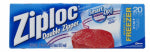 ZIPLOC ZIPLOC�� FREEZER BAG PINT 20 CT HOUSEWARES ZIPLOC