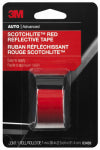 3M Scotchlite 03458 Reflective Safety Tape, 36 in L, 1 in W, Red AUTOMOTIVE 3M