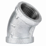 CODA RESOURCES LTD IMP 1 In. Galvanized Pipe Pipe 45 Degree Elbow PLUMBING, HEATING & VENTILATION CODA RESOURCES LTD IMP