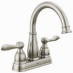 DELTA FAUCET CO Windemere 2-Handle Lavatory Faucet, Centerset, Brushed Nickel PLUMBING, HEATING & VENTILATION DELTA FAUCET CO