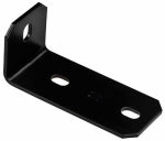 ASSA ABLOY AMERICAS RESIDENTIALI NC Corner Brace, Black Steel, 6.8 x 3/16 In.