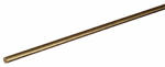 STEELWORKS BOLTMASTER Round Brass Rod, 1/4 x 36 In.