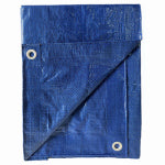 ITM CO. LTD Storage Tarp Cover, Light Blue Polyethylene, 10 x 12-Ft.