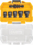 DEWALT ACCESSORIES Impact Ready Nut Driver Bit Set, Cleanable, 5-Pk.
