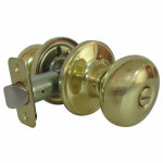 TAIWAN FU HSING INDUSTRIAL CO Mushroom Privacy Lockset, Polished Brass HARDWARE & FARM SUPPLIES TAIWAN FU HSING INDUSTRIAL CO