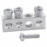 SQUARE D Square D PK3GTA-1CP Ground Bar Kit, 3 -Terminal, Aluminum ELECTRICAL SQUARE D