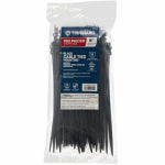 IRONCUBE WORKS Mounting Cable Ties, Black, 8 In., 100-Pk. ELECTRICAL IRONCUBE WORKS
