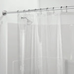MODA AT HOME ENTERPRISES LTD Neat &Tidy Shower Curtain Liner, Clear, 70 x 72 In. HOUSEWARES MODA AT HOME ENTERPRISES LTD