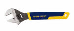 IRWIN Irwin 2078610 Adjustable Wrench, 10 in OAL, 1-1/4 in Jaw, Steel, Chrome, ProTouch Grip Handle TOOLS IRWIN