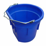 QINGDAO HUATIAN HAND TRUCK Utility Bucket, Flat Sided, Blue Resin, 20-Qts. HARDWARE & FARM SUPPLIES QINGDAO HUATIAN HAND TRUCK