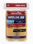 WOOSTER BRUSH Paint Roller Cover, 2-Pack, Jumbo-Koter, Super Fab, FTP, 4-In. x 3/8-In. PAINT WOOSTER BRUSH   