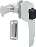 ASSA ABLOY AMERICAS RESIDENTIALI NC Screen & Storm Door Latch, Push-Button, White HARDWARE & FARM SUPPLIES ASSA ABLOY AMERICAS RESIDENTIALI NC
