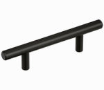 AMEROCK Bar Cabinet Pull, Black Bronze, 3 In.