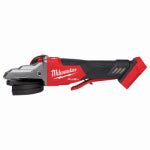 MILWAUKEE ELECTRIC TOOL CORP M18 18-Volt Flathead Braking Cordless Angle Grinder, No-Lock Paddle Switch, Brushless Motor, 5 In., TOOL ONLY
