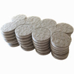 SHEPHERD Shepherd Hardware 6708 Protective Pad, Felt, Beige, 1 in Dia, Round, 48/PK HARDWARE & FARM SUPPLIES SHEPHERD