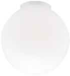 WESTINGHOUSE LIGHTING CORP Gloss White Ball Globe, 8-In. ELECTRICAL WESTINGHOUSE LIGHTING CORP   