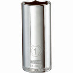 DEWALT DEWALT DWMT88953OSP Drive Hand Socket, 1 in Socket, 1/2 in Drive, 6-Point, Steel, Polished Chrome Vanadium TOOLS DEWALT
