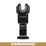 MILWAUKEE ELECTRIC TOOL CORP Open-Lok HCS Hardwood Oscillating Multi-Tool Blade, Japanese Tooth Pro-Curve, 1-3/8 In.