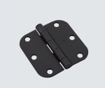 ASSA ABLOY AMERICAS RESIDENTIALI NC Steel Hinge, Heavy Gauge, Black, 5/8 In. Round Corner, 3 In.