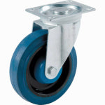 SHEPHERD HDWE. PROD., LLC. Shepherd Hardware 4 In. Elastic Rubber General-Duty Swivel Plate Caster