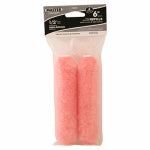 PREMIER PAINT ROLLER CO LLC Paint Roller Covers, Pink Polyester, 1/2-In. Nap, 6.5-In., 2-Pk. PAINT PREMIER PAINT ROLLER CO LLC