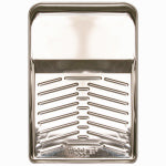 WOOSTER BRUSH Wooster R402-11 Paint Tray, 16-1/2 in L, 11 in W, 1 qt, Steel, Clear PAINT WOOSTER BRUSH   