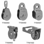 CAMPBELL CHAIN Campbell T7550402 Pulley, Fixed Eye, Single Sheave, 3/8 in Rope, 480 lb Working Load, 2 in Sheave, Zinc HARDWARE & FARM SUPPLIES CAMPBELL CHAIN