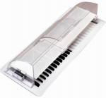 THERMWELL PRODUCTS Heat & Air Deflector With Dust Filter, Magnetic, Clear Plastic, 10 to 14 In. PLUMBING, HEATING & VENTILATION THERMWELL PRODUCTS