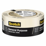 SCOTCH Scotch Greener 2050-48A Masking Tape, 60.1 yd L, 2 in W, Paper Backing, Beige PAINT SCOTCH   