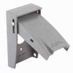 RACO INCORPORATED 1-Gang Rayntite Weatherproof Cover, Vertical, Gray, 1.406 In. Diameter ELECTRICAL RACO INCORPORATED