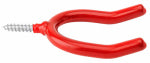 ASSA ABLOY AMERICAS RESIDENTIALI NC Double Screw Hook, Vinyl-Coated, 2-3/4 In.