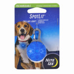 NITE IZE INC SpotLit Rechargeable Collar Light - Blue