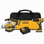 DEWALT DEWALT DCK239E2 Series Combination Tool Kit, Includes: (2) POWERSTACK Batteries, Battery Included, Lithium-Ion, 1/EA TOOLS DEWALT