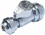 SHARKBITE SharkBite 23049-0000LF Stop Valve, 1/2 x 1/4 in Connection, Compression, 200 psi Pressure, Brass Body PLUMBING, HEATING & VENTILATION SHARKBITE