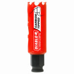 DIABLO Diablo DHS1000CT GP Hole Saw, 1 in Dia, 2-3/8 in D Cutting, 3/8 in Arbor, Carbide Cutting Edge TOOLS DIABLO
