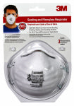 3M 3M 8200H3-DC Respirator, One-Size Mask, N95 Filter Class, 95 % Filter Efficiency, White CLOTHING, FOOTWEAR & SAFETY GEAR 3M