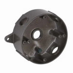 RACO INCORPORATED Round Weatherproof Box, (5) 1/2 in. Threaded Outlets, Bronze ELECTRICAL RACO INCORPORATED