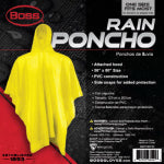SAFETY WORKS INC YLW Boss Rain Poncho