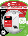 ADEMCO INC. Hardwired Photoelectric Smoke & Carbon Monoxide Alarm, Voice & Location Alert, Battery Backup HARDWARE & FARM SUPPLIES ADEMCO INC.