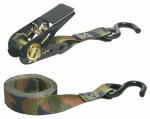 KEEPER Keeper 03508-V Tie-Down, 1 in W, 8 ft L, Camouflage, 400 lb, S-Hook End Fitting AUTOMOTIVE KEEPER