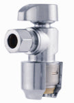 SHARKBITE SharkBite Max Series UR23036A4 Angle Stop Ball Valve, 1/2 x 3/8 in Connection, Push-To-Connect x Compression PLUMBING, HEATING & VENTILATION SHARKBITE