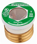BUSSMANN Bussmann BP/T-25 Plug Fuse, 20 A, 125 V, 10 kA Interrupt, Time Delay Fuse, Plastic Body ELECTRICAL BUSSMANN