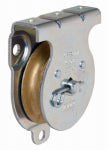 ASSA ABLOY AMERICAS RESIDENTIALI NC Single Pulley, Wall/Ceiling Mount, Zinc, 2 In.